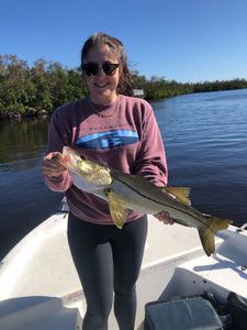 Snook fish caught while fishing in FL
