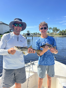 Snagging snook with finesse in partly cloudy skies!