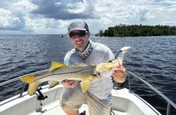 Snook, a 25-inch fish, caught while fishing in Punta Gorda