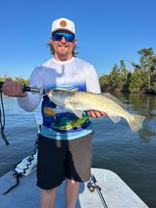 Speckled trout caught fishing in Punta Gorda FL waters