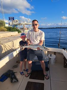Exciting Barracuda catch on a calm Cayman morning!