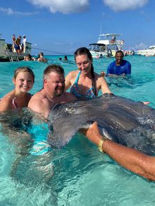 Joyful Stingray City encounter!