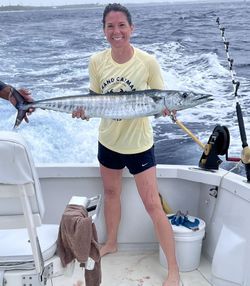 Wahoo fish caught in West Bay