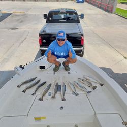 7 spotted weakfish caught during fishing in Houston