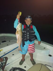 Person fishing in Houston