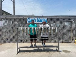 Two people fishing in Corpus Christi