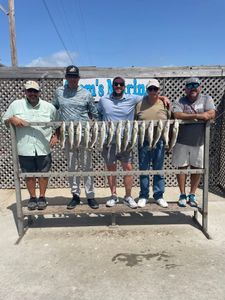 5 people fishing in TX