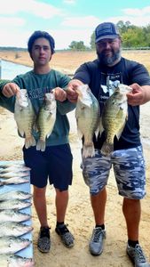 4 crappie and white crappie fish caught in TX