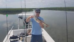 A lone angler fishing in South Carolina