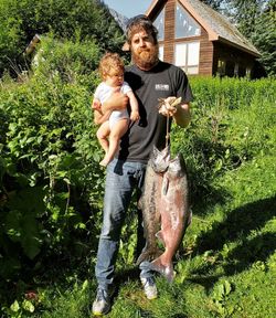 Hook into Salmon in Seward