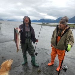 Fishing in Alaska with 2 people