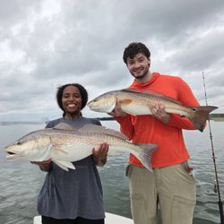 Out chasing fish along the Carolina coast.
