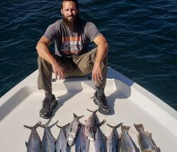 8 sea trout, spanish mackerel, redfish fish caught on fishing trip in SC