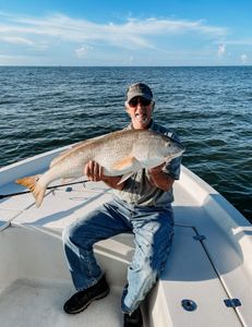 A single fisherman in SC enjoying a great catch