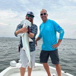 Two people fishing in SC