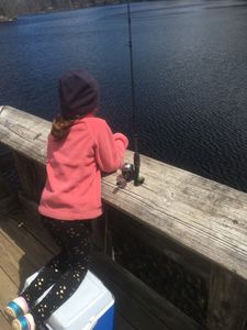 Fishing trip in the beautiful outdoors of NH