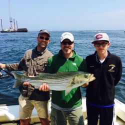 Loved their reaction when they caught this Striper