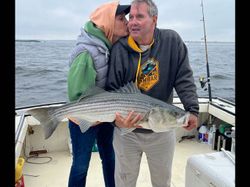 Striped bass caught in Hampton