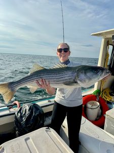 Striped bass caught in Hampton