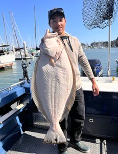 Lone angler fishing in California