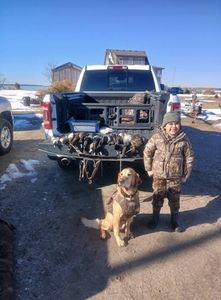 Lone angler casting a line in Manteo, North Carolina