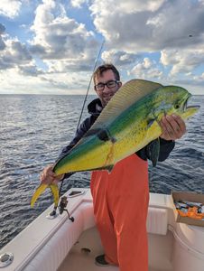 One big fish caught while cruising and fishing in New Jersey