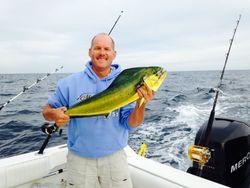A single angler fishing in Forked River