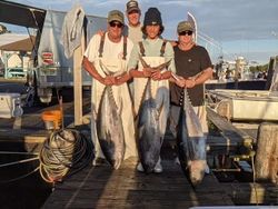Yellowfin and bluefin tuna catch from fishing charter in Forked River NJ