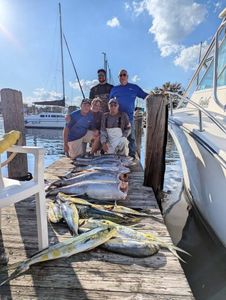 Anglers enjoying a day of cruises and fishing in NJ