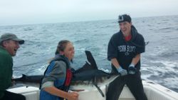 One 18-inch fish caught on a cruises and fishing trip in NJ