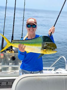 Angler with a 27-inch catch in Fort Pierce