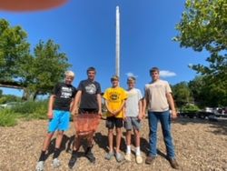 Group of 5 people fishing in Missouri