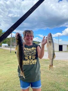Two big fish caught while fishing in MO