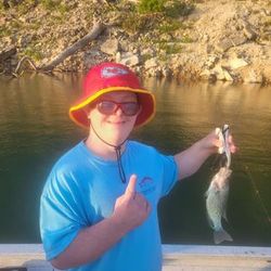 Lone angler fishing in MO