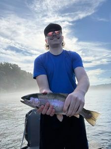 Angler catching a fish in Missouri