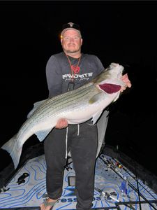 A person fishing in Missouri