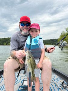 Spotted bass caught fishing in Branson