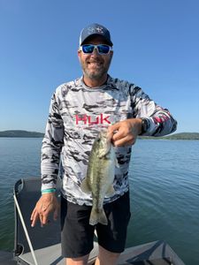 Spotted Bass caught while fishing in Branson