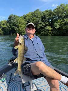 Fisherman with one catch in Missouri