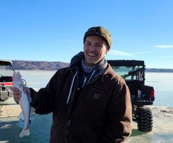 One angler fishing at the Academy location