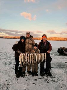 A group of 4 people enjoying fishing in SD