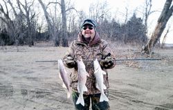 Three fishing at the Academy