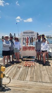 Group of 6 people fishing in Destin