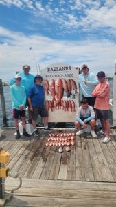 Group of 6 people fishing in FL