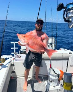 Angler with 24-inch catch at Holmes Beach
