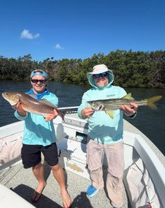 Two redfish and snook caught in Holmes Beach