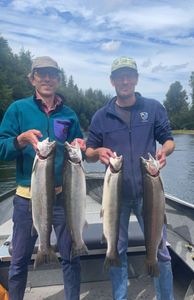 Coho salmon fishing in WA