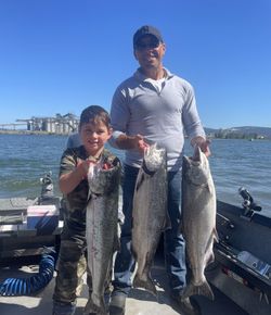 3 rainbow trout caught while fishing in Toledo