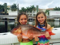 Reelin' in sunshine and snappers