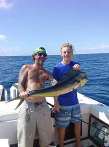 A couple enjoying a fishing trip in Florida